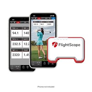 FlightScope Mevo – Monitor de lanzamiento personal portátil para golf
