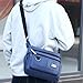 Men's Oxford Cloth Shoulder Bag, Waterproof Crossbody Shoulder Bag Fashionable Wear Resistant Messenger Bag for Leisure
