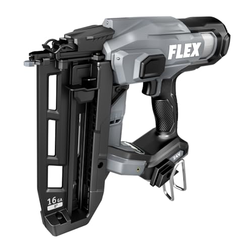FLEX 24V Brushless Cordless 16 Gauge 3/4-inch to 2-1/2-inch Straight Finish Nailer Tool Only, Battery and Charger Not Included - FX4321-Z