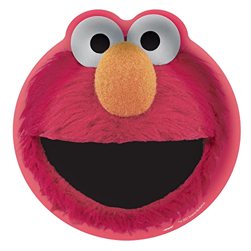 Everyday Sesame Street Elmo Party Supplies Pack Serves 16 7″ Dessert