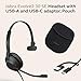 Jabra Evolve2 30 SE (2025 Version) Wired Dual-Ear Headset with Microphone for Work – Computer Headset - New USB-A and USB-C Cable - Goes with All Online Meeting Platforms - Black