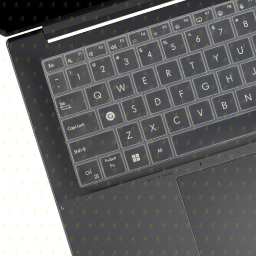 Image of RAYA Silicone Keyboard Cover for ASUS Vivobook S14 Compatible with M3407 /S3407 /M1407 /X1407 /M5406 /S5406 Laptop Models (Silicone Clear)