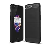 TopACE OnePlus 5 Funda, Carcasa Protectora Back Soft Cover (Negro)
