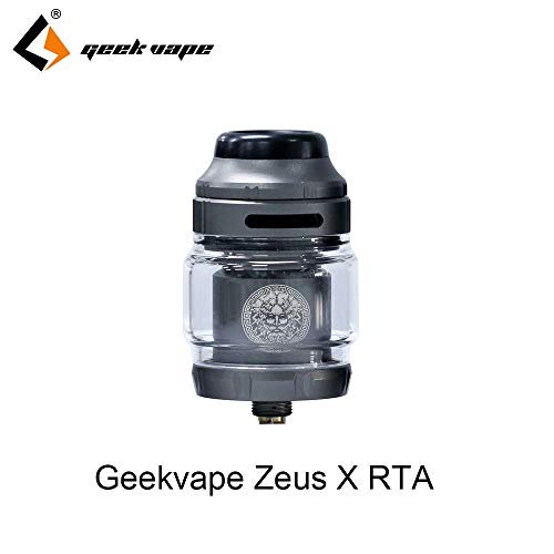 Geekvape Zeus X RTA 4.5ml Tank Capacity 810 Delrin Drip Tip Electronic cigarette Atomizer Nicotine Free Gunmetal