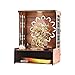 Rylan Mandir for Home Temple for Hoe Pooja Mandir for Home Beautiful Wooden Temple for Home Pooja Stand for Home and Office with LED Spot Light Temple- (A2)