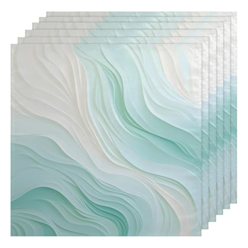 Servilletas de tela multicolor set 6 50.5x50.5 cm miniatura 1