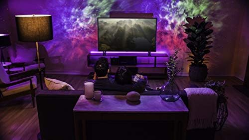 BlissLights Sky Lite 2.0 - LED Star Projector, Galaxy Lighting, Nebula Lamp for Gaming Room, Home Theater, Bedroom Night Light, or Mood Ambiance (Green Stars, Smart App)