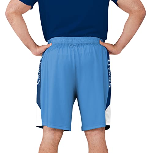 Image of FOCO NFL Mens NFL Team Logo Side Stripe Training Shorts