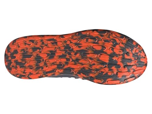 adidas Men's Lite Racer Adapt 7.0 Sneaker, Grey/Semi Impact Orange/Grey, 7.53