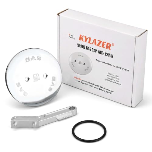 Boat gas cap replacement part including valve cap key