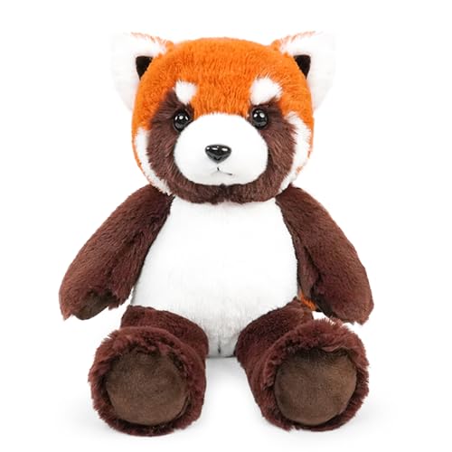 okegztoa Red Panda Stuffed Animal 8.5 in Plush Toy Soft Plushie Cuddly Cute Plush Toy for Kids Toddlers Boys Girls Birthday Christmas Nursery Decor Party Favors