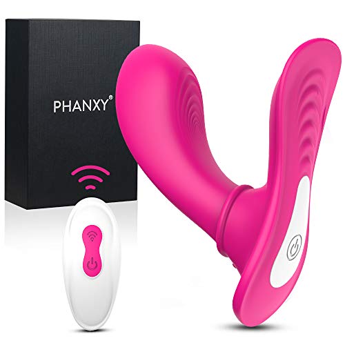 Wearable Clitoris G-spot Vibrator, Remote Control Butterfly Vibrator with 9 Vibration Speeds, Waterproof Vibrating G Spot Vagina Clit Stimulator, Rechargeable Adult Sex Toy for Women & Couples Fun