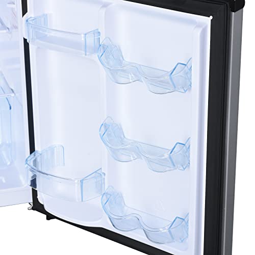 West Bend Wbrt31S Mini Fridge For Home Office Or Dorm, With Automatic Defrost And Adjustable Temperature, 3.1 Cubic Feet, Metallic #TOP7