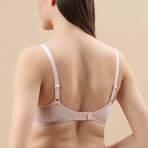 Image of Marks & Spencer Womens Cotton Blend Padded Wired Ultimate Support Demi Cup Bra