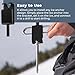 TOSRWGLL Universal ice Anchor Power Drill Adapter Fits All Ice Anchors, Ice Fishing Shanty Accessories, Anchor Install Adapter for Connecting to a Cordless Drill, The for Ice Fishing Enthusiasts