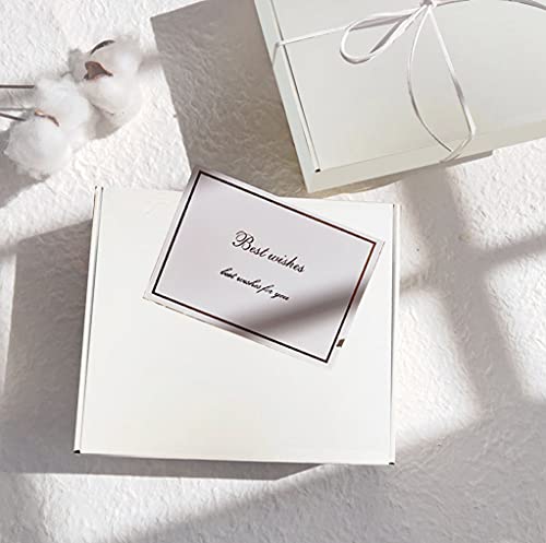 SNOGSWOG 28 Pack 12x9x2 inches Shipping Boxes, White Corrugated Cardboard Box Literature Mailer - Thumbnail 6