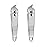 DNHCLL 2 PCS Metal Slanted Edge Nail Cutting Clippers Pedicure Manicure Tool Slanted Tip Cuticle Nail Clipper Cutter Nail Clipper Cutter Pedicure Manicure Tool