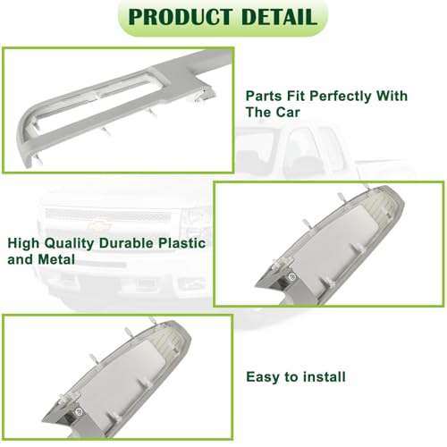 omoZone 926-740 Upgraded Door Armrest Repair Front Left Side Door Panel Handle Gray Compatible with 2010-2014 Chevy Chevrolet Silverado Suburban Avalanche Tahoe,GMC Sierra Yukon Replaces 84127281 by omoZone - Image 5
