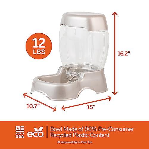 Petmate Pet Cafe Feeder Dog and Cat Feeder Pearl Tan, 12 lb, Made in USA - Image 4