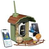 Smart Bird Feeder with Camera Solar Powered, AI Identify +1100 Birds, 2K HD Color Night Vision, Wireless Outside Video Bird House Camera, Family Sharing, Birdwatching Gifts