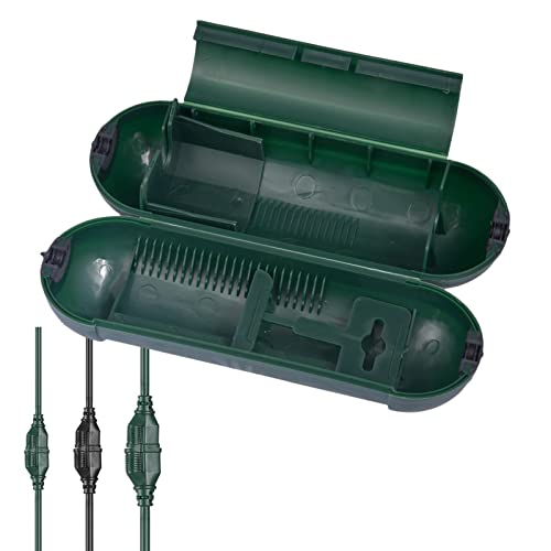 Housse De Sécurité Rallonge, Boîtier Électrique Résistant Aux Intempéries & Boîtier Électrique Extérieur Étanche, Intérieur Résistant À L'eau, Couvercle Deprise Rallonge & Boîtier Électrique Étanche