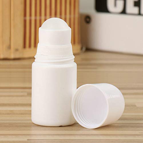 Angzhili 3 Pcs Refillable Roll On Bottles,50Ml Empty Plastic Rollerball Bottles, Leak-Proof Diy Deodorant Containers For Essential Oil,Perfumes,Balms,Reusable Dispenser #TOP1