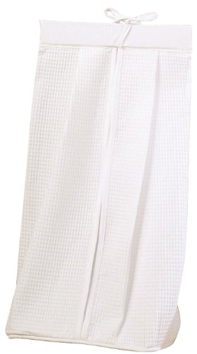 Trend Lab Pique Diaper Stacker in White