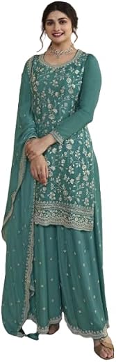 TILKI FASHION Indian Designer Sharara Suit Salwar Kameez Suit Palazzo For Women