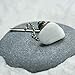 Custom White Howlite Stone Tie Tack Handmade - Quantity of 1