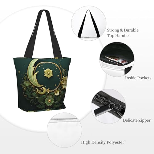 Tote Bag for Women Shoulder Tote Purse Reusable Grocery Bag dog in a blanket Aesthetic Shopping Bags4