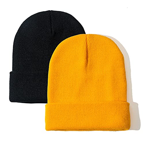 Image of NPJY Unisex Beanie for Men and Women Knit Hat Winter Beanies