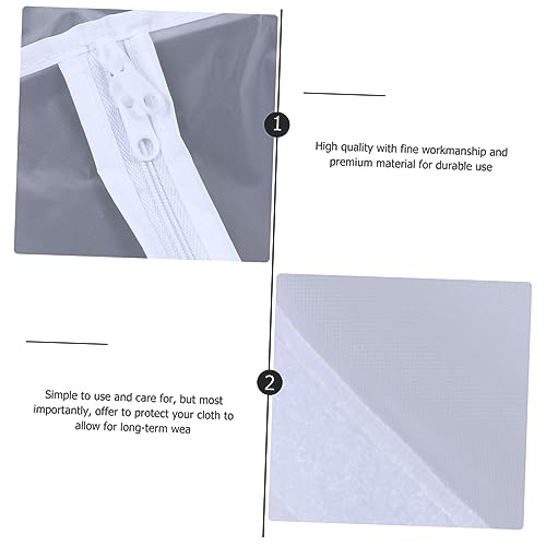 1pc Hanging Clothes Protective Cover Dust Garment Bag for Wardrobe Storage Large Clothing Organizer Reusable and Washable Clothes Bag3