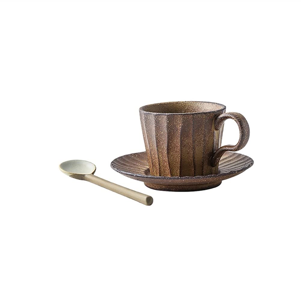 Set di tazzine da caffè in porcellana, tazze da tè in porcellana, tazze da tè pomeridiane, lussuose riutilizzabili e piattino, tazze da caffè grandi, tazze da cappuccino, tazze da latte, tazze da frul
