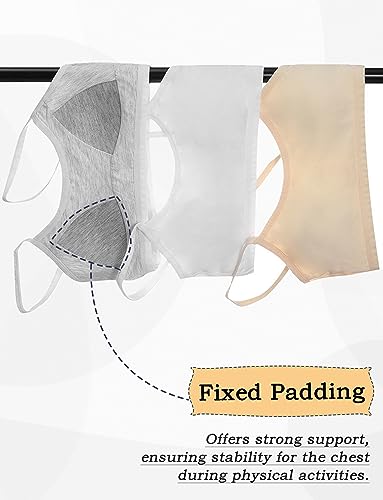 SEAUR 4/5 peças sutiãs esportivos para meninas sutiãs escolares primeiros sutiãs infantis sutiãs aco