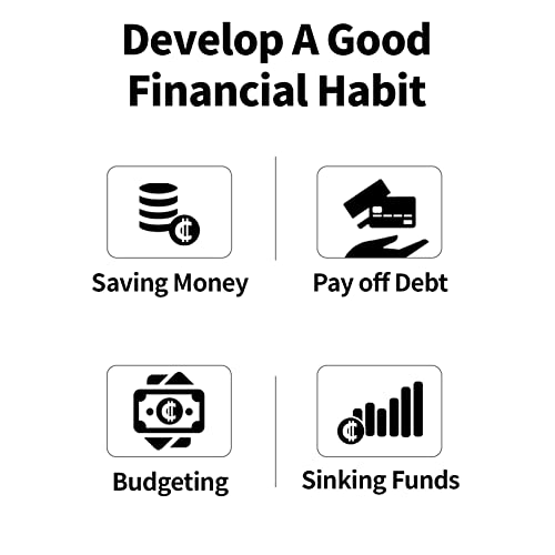 Sooez Budget Binder With Zipper Envelopes, A6 Money Organizer For Cash Saving Binder With 39 Rose Gold Stickers & Expense Budget Sheets, Cash Envelopes For Budgeting And Saving Money, Darkgreen #TOP5