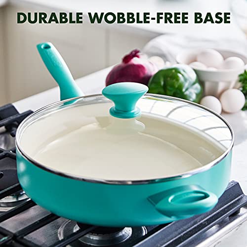 Greenpan CC002480-001 Rio Healthy Ceramic Nonstick 5Qt Saute Pan Jumbo Cooker thumb #7