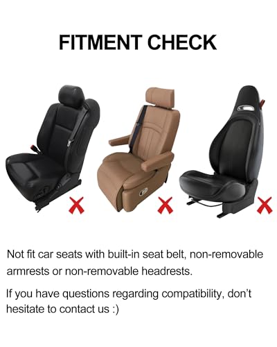 TOYOUN Universal Autositzbezüge für Vordersitze - Sitzbezüge Auto Atmungsaktiv Sitzschoner Auto - Schonbezug Autositz Vorne 2er Set Autozubehör, Schwarz