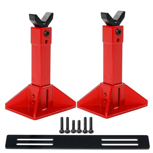 RC���f���p�[�c For Traxxas For Trx-4 Scx-10 1/10 ���j�o�[�T�������n�C���t�g�W���b�N�X�^���h�Z�b�g Rc �N���[���[�C���ύX�A�b�v�O���[�h���i�A�N�Z�T���[(Red)