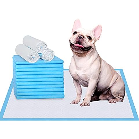 IMMCUTE Puppy Pee Pads 22"x23"-100 Count | Dog Pee Training Pads Super Absorbent & Leak-Proof | Disposable Pet Piddle and Potty Pads for Puppies | Dogs | Doggie| Cats | Rabbits Cover