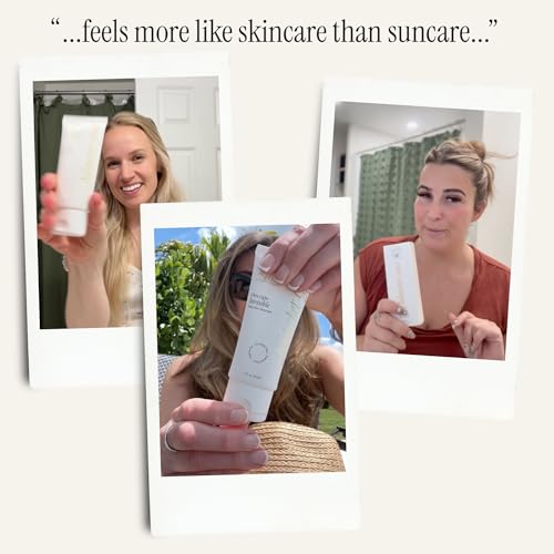 Nantucket Gold 100% Invisible Daily Face Moisturizer with SPF 40 + Hyaluronic Acid + Vitamin C, Weightless, Scentless, Primer - For All Skin Skin Tones - 1.7 fl oz