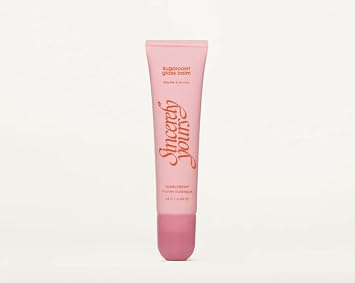 Sincerely Yours Sugarcoat Gloss Balm, Hydrating Non Sticky Lip Gloss Balm Bubbleberry