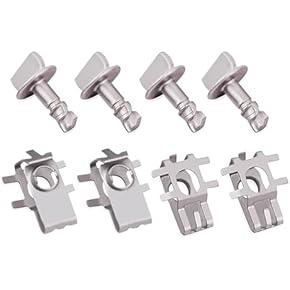 BIGP Lot De 110 écrous En Tôle D'acier Inoxydable, Clips De Fixation De