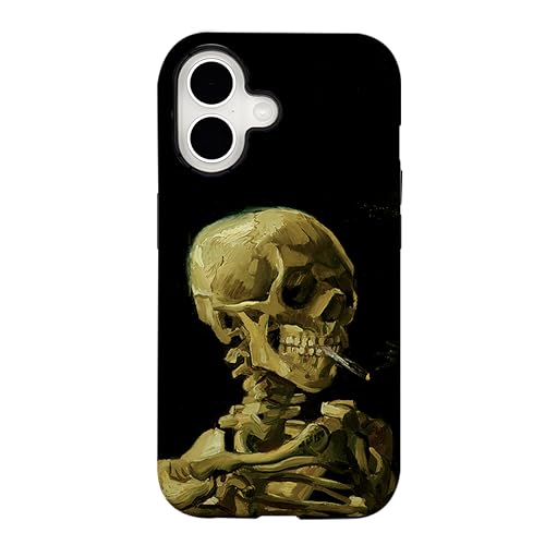 Coque iPhone 16 MagSafe artistique noire le cadeau idéal et élégant