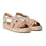 Matériaux naturels Toni Pons Eider-lk Espadrille Sandales compensées pour femme, Terre, 38.5 EU