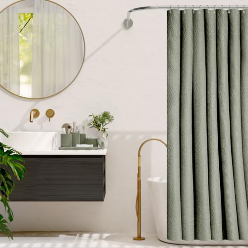 Clara Clark Sage Green Bathroom Set - Bathroom Accessories Set, 19PC Bathroom Accessory Set, Bathroom Sets with Shower Curtain Set, Soap Dispenser & Toothbrush Holder by Clara Clark - Image 7