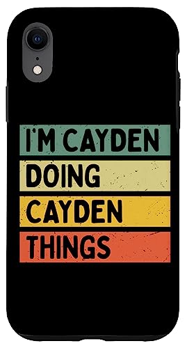 I'm Cayden Doing Cayden Things �ʔ������� �X�}�z�P�[�X iPhone XR �p