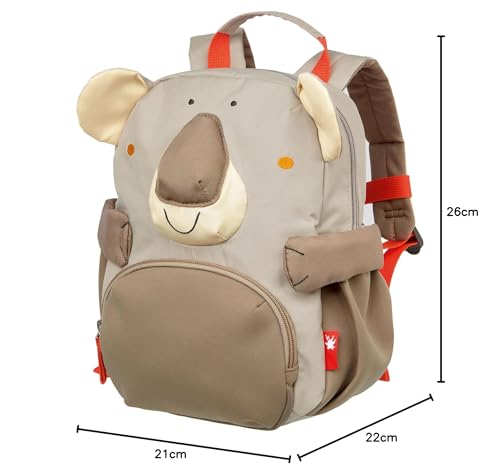 SIGIKID Kinderrucksack Koala, Kindergarten-Rucksack: robust, leicht, kindgerecht, für Kita, Krippe, Ausflüge, Freizeit, für Kinder von 2-5 Jahren, 5,2 l