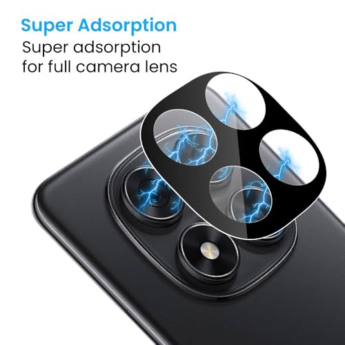 Image of FIRST MART Premium Camera Lens Protection Compatible with Redmi Note 14 Pro With Edge-To-Edge Protector Coverage | Black, Pack of 1