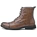 LUODENGLANG Chukka Boots Casual Fashion Oxford Dress Boots Leather Lace Up Desert Ankle Boots Classic For Men Lightweight Anti Slip Brown Dark 46 M 11