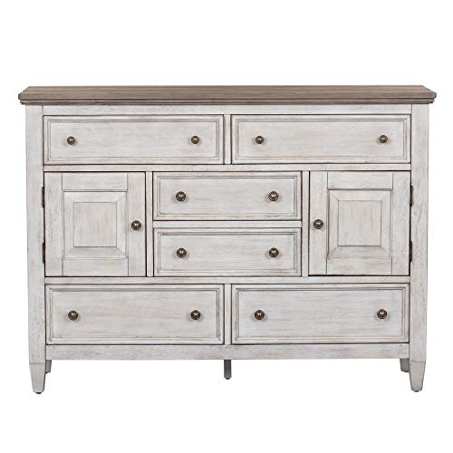 Liberty Furniture Industries Heartland 2 Door 6 Drawer Chesser, Antique